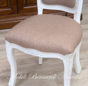 SE09 L Parisian Chair White Lacquered Upholstered Seat And Back 02